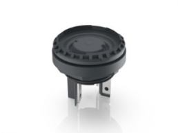 LUMOTAST 16, illuminated pushbutton 5V, round collar, C-LAB, momentary contact function, 1 NO, inscr