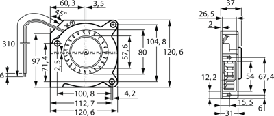 RL 90-18/12 N ebm-papst Radial Fans Image 2