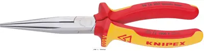 26 16 200 Knipex Flat Nose Pliers, Snipe Nose Pliers, Round Nose Pliers, Needle Nose Pliers