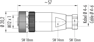 99 0530 12 04 binder Sensor-Actuator Connectors Image 2