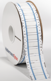 Shrink sleeve marker, 2:1, inside Ø 4.8 mm/2.4 mm, (L) 50 mm, inscribable, white, 553-60002