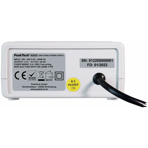 P 6220 PeakTech Bench Power Supplies and Loads Image 3