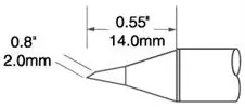 SCV-DRH20 METCAL Soldering tips, desoldering tips and hot air nozzles