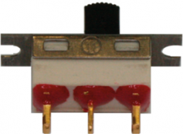 Slide switch, On-Off-On, 1 pole, straight, 3 A/30 V DC, GH39S010001