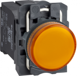 Signal light, waistband round, orange, mounting Ø 22 mm, XB5AV45