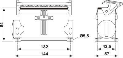 1085185 Phoenix Contact Housings for HDC Connectors Image 2