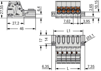 831-3207/109-000 WAGO PCB Connection Systems Image 5