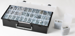 Tool organizer, small parts boxes, (L x W x D) 467 x 225 x 95 mm, 2.26 kg, AIBOX9.B1