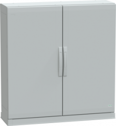 Control cabinet, (H x W x D) 1000 x 1000 x 320 mm, IP54, polyester, light gray, NSYPLAZ10103G