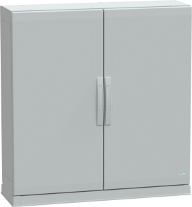 Control cabinet, (H x W x D) 1000 x 1000 x 320 mm, IP54, polyester, light gray, NSYPLAZ10103G