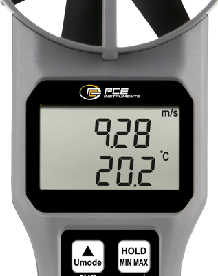 PCE-VA 20 PCE Instruments Anemometers, Gas and Pressure Measuring Instruments Image 2