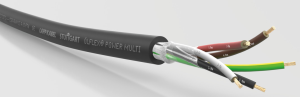 Thermoplastic connection line ÖLFLEX POWER MULTI 3 G 2.5 mm², AWG 14, unshielded, black