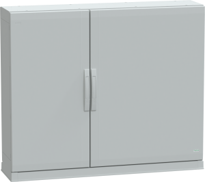 Control cabinet, (H x W x D) 1000 x 1250 x 320 mm, IP54, polyester, light gray, NSYPLAZ10123G