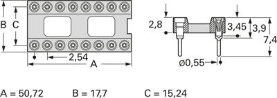 001-2-040-6-A1STH-XT0 MPE-GARRY Semiconductor Sockets, Holders Image 2