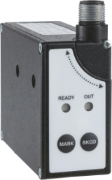 Diffuse mode sensor, 9 m, NPN or PNP, 12-24 VDC, M12-connector, IP67, XURK1KSMM12
