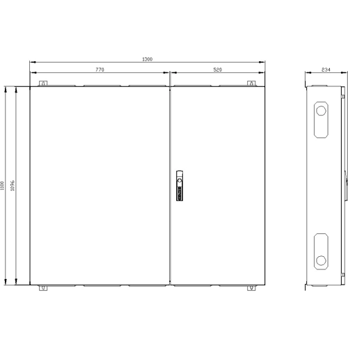 8GK1123-5KA52 Siemens Switch Cabinets, server cabinets Image 2