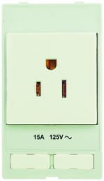Outlet, gray, 15 A/125 V, USA/Japan, 39500010004