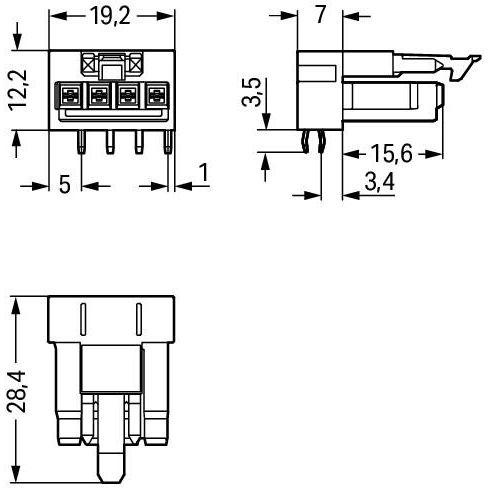 890-864/011-000 WAGO Device Connectors Image 2