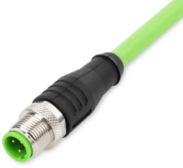 TPU ethernet cable, Cat 5e, PROFINET, 4-wire, 0.34 mm², green, 756-1201/060-100