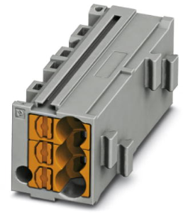 Shunting honeycomb, push-in connection, 0.14-2.5 mm², 1 pole, 17.5 A, 6 kV, gray, 3270426
