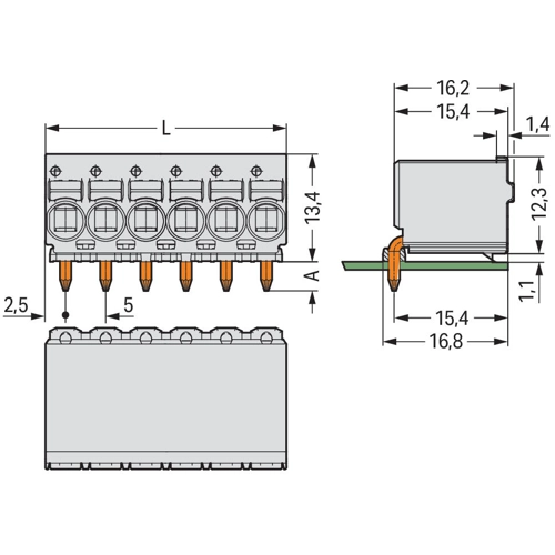 2092-1353 WAGO PCB Connection Systems Image 2