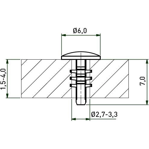 072.83.142 Ettinger Rivets, Dowels Image 2