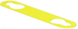 Polyethylene cable maker, inscribable, (W x H) 32 x 10 mm, max. bundle Ø 8 mm, yellow, 2006150000