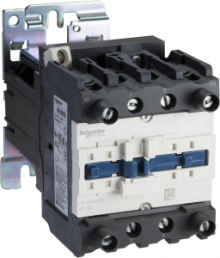 Power contactor, 4 pole, 60 A, 2 Form A (N/O) + 2 Form B (N/C), coil 125 VDC, screw connection, LP1D40008GD