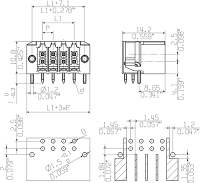1358950000 Weidmüller PCB Connection Systems Image 2