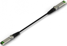 Connecting line, 0.5 m, plug straight to plug straight, 0.051 mm², AWG 30, 2821222-5