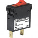 Thermal circuit breaker, 1 pole, T characteristic, 20 A, 32 V (DC), 240 V (AC), faston plug 6.3 x 0.8 mm, snap-in, IP40