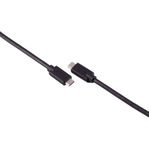 USB 2.0 connecting cable, USB plug type C to USB plug type C, 3 m, black