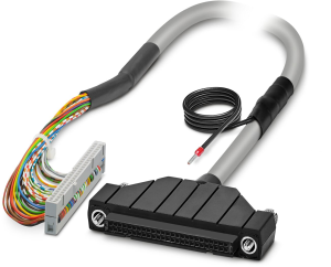 Connecting line, 15 m, IDC/FLK socket connector angled to IDC/FLK socket connector straight, 0.129 mm², AWG 26, 2314817