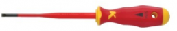 VDE screwdriver, slotted, BL 100 mm, L 167 mm, KL10010035ISLIM
