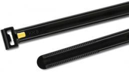 Cable ties for increased requirements, polyamide, (L x W) 337 x 8 mm, bundle-Ø 8 to 86 mm, black, UV resistant, -40 to 85 °C