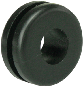 Grommet, cabel-Ø 6 mm, PVC, black