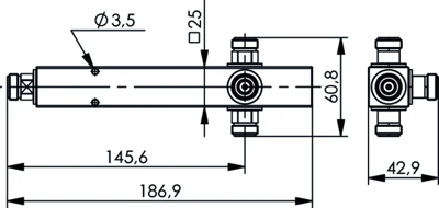 100024306 Telegärtner Antenna components, switches, attenuators Image 2