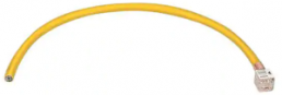 Ha-VIS preLink patch cable, Ha-VIS preLink, straight to open end, Cat 6, S/FTP, PUR, 0.2 m, yellow