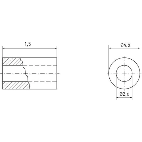 005.52.015 Ettinger Spacer Bolts Image 2