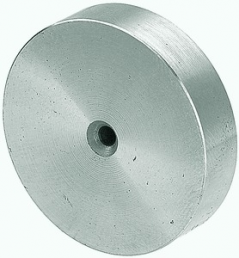 Polishing disc for Din 41626, Ø 30 mm, shaft Ø 2.5 mm, shaft length 7 mm, thickness 7 mm, disc, 20990001092