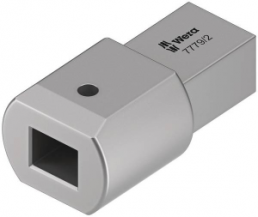 Bit adapter, 12 mm, square, BL 52 mm, L 52 mm, 05078667001