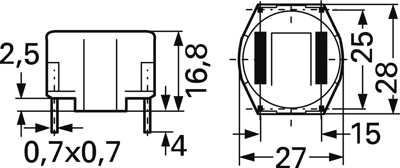 B82723A2102N001 TDK (EPCOS) Fixed Inductors Image 2