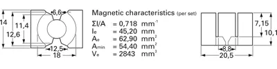 B65875A0000R049 TDK (EPCOS) Ferrite cores Image 2