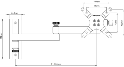ICA-LCD-104 EFB-Elektronik Monitor mount Image 2