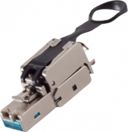 Plug, RJ45, Cat 6A, IDC connection, cable assembly, 10121203