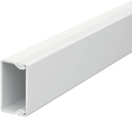 Cable duct, (L x W x H) 2000 x 35 x 20 mm, PVC, pure white, 6191045