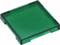 Aperture, square, green, for pushbutton switch, 5.49.075.015/1505