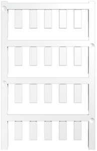 Polyamide Device marker, (L x W) 15 x 6 mm, white, 200 pcs