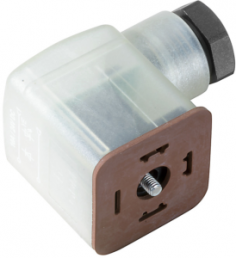 Valve connector, DIN shape A, 3 pole, 24 V, 0.34-1.5 mm², 1873120000