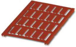 Polyamide sign plate, inscribable, (W x H) 9 x 20 mm, red, 1017722